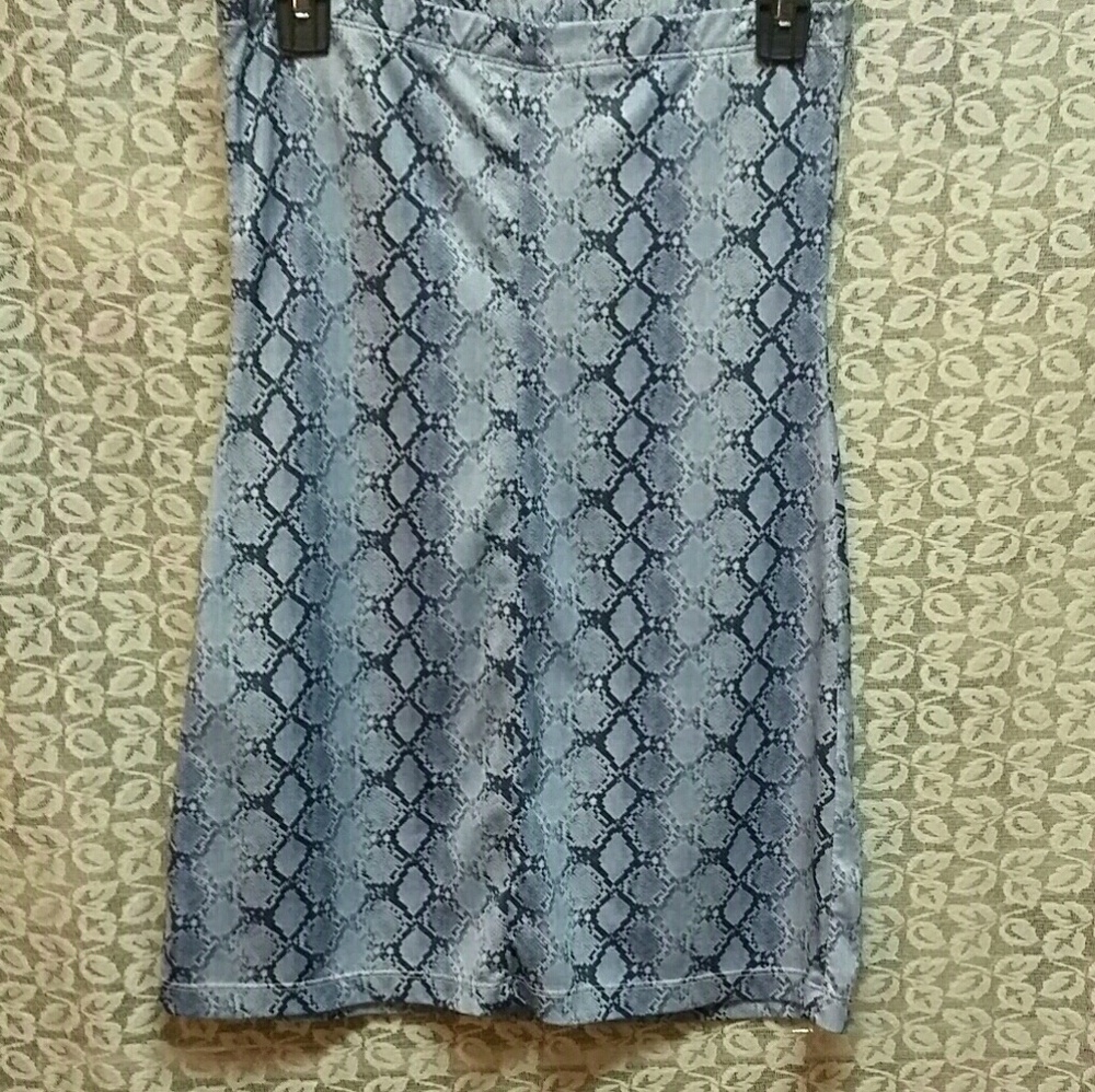 Strapless mini dress